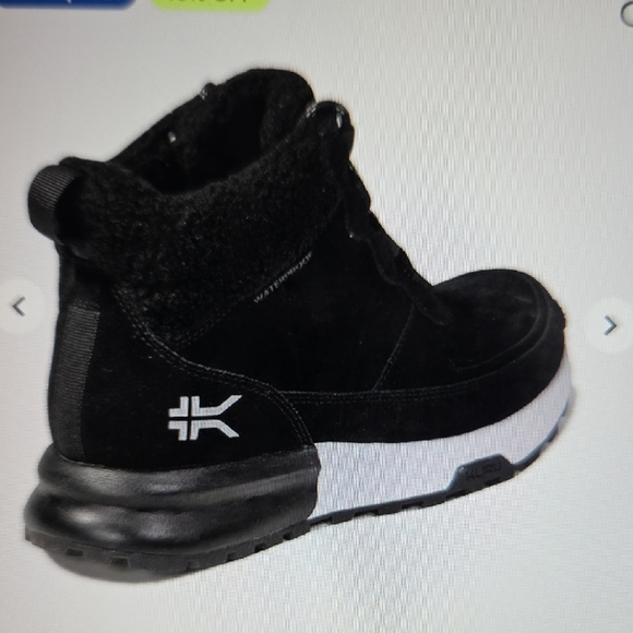 NWOB KURU ATOM Lumi Jet Black Athletic Shoes Size 9 - Picture 4 of 11